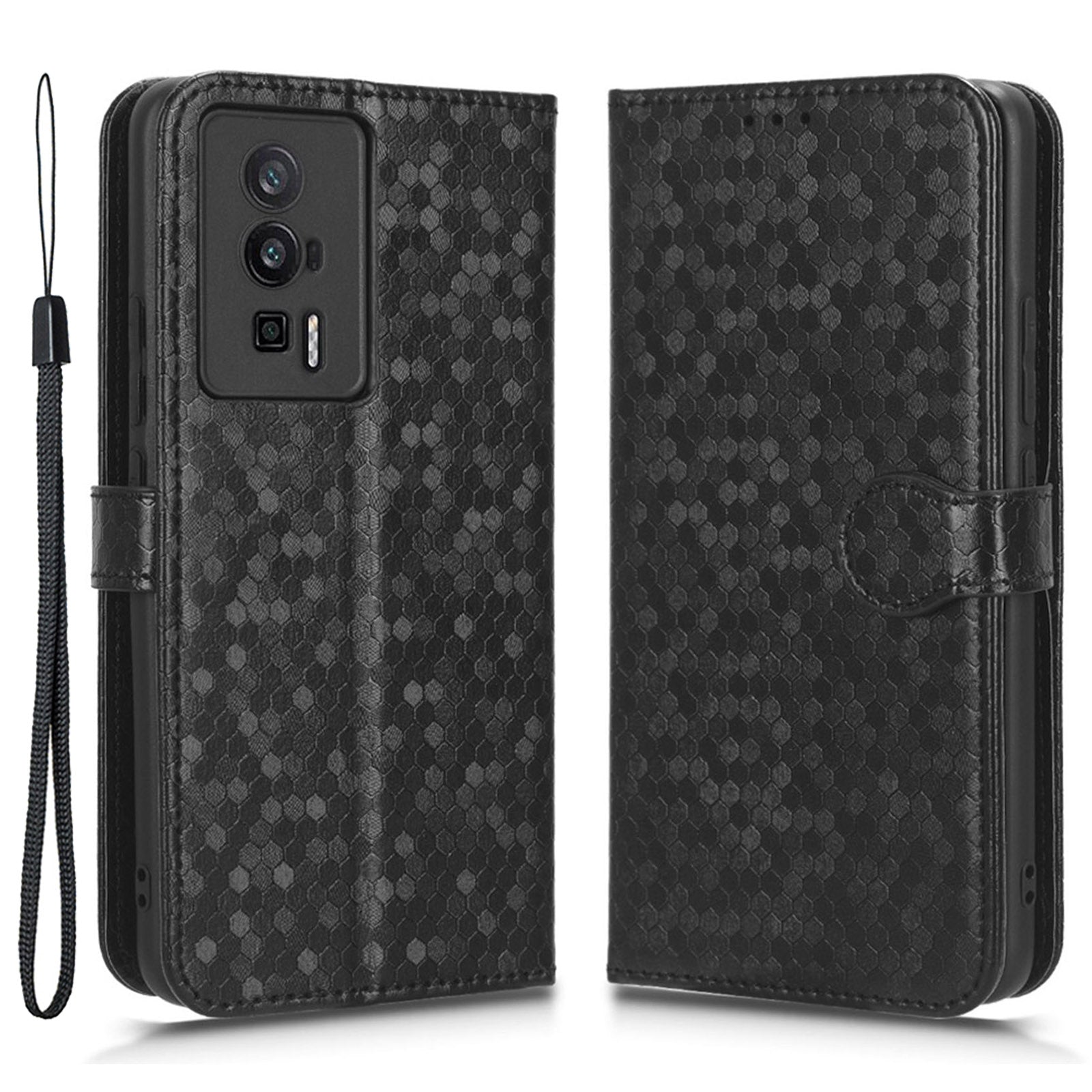 Protective Phone Case for Xiaomi Poco F5 Pro 5G Redmi K60 Pro 5G K60 5G PU Leather Phone Cover Stand Wallet with Dot Pattern Imprinted Protective Phone Case for Xiaomi Poco F5 Pro 5G Redmi K60 Pro 5G K60 5G PU Leather Phone Cover Stand Wallet with Dot Pattern Imprinted